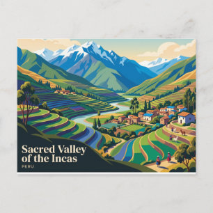 Carte Postale Vallée sacrée des Incas Pérou