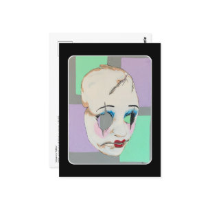 Carte Postale 'Vallée troublante' Peinture sur une