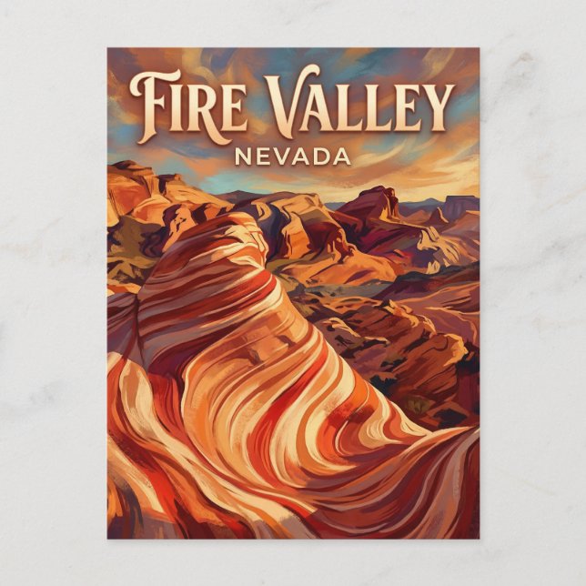Carte Postale Valley of Fire Nevada (Devant)