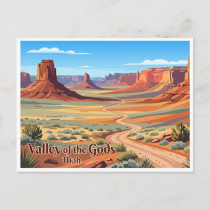 Carte Postale Valley of the Gods Mexican Hat Utah