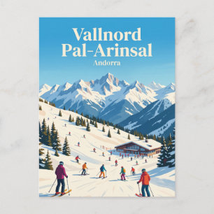 Carte Postale Vallnord Pal-Arinsal Andorre