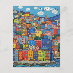 Carte Postale Valparaiso Chili