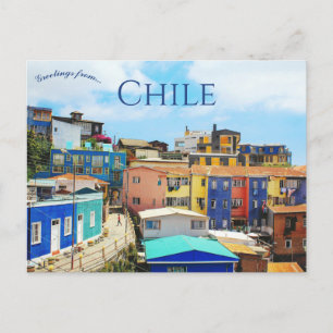 Carte Postale Valparaiso Chili