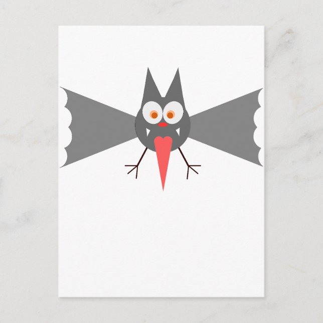 Carte Postale Vampire Bat par Chillee Wilson (Devant)