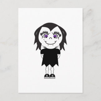 Carte Postale Vampire Girl Corps complet