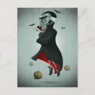 Carte Postale Vampire halloween