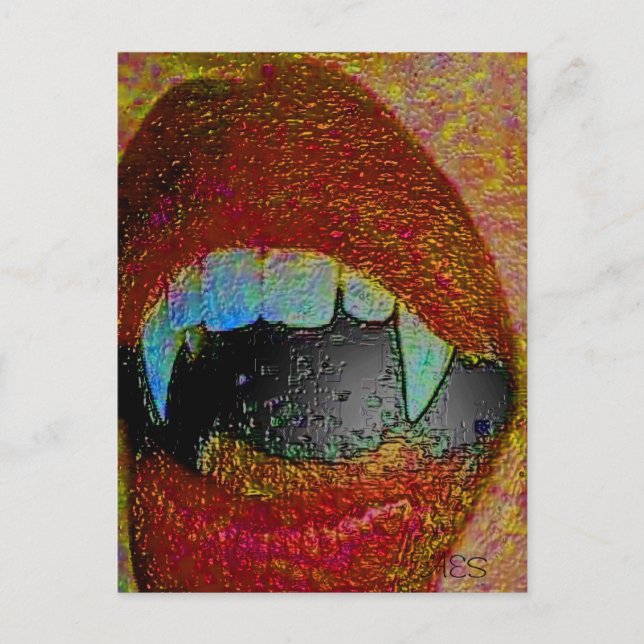 CARTE POSTALE VAMPIRE KISS (Devant)