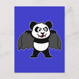 Carte Postale Vampire Panda