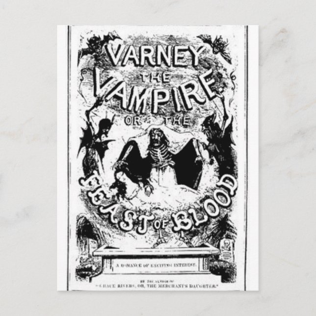 Carte Postale Vampire Varney (Devant)