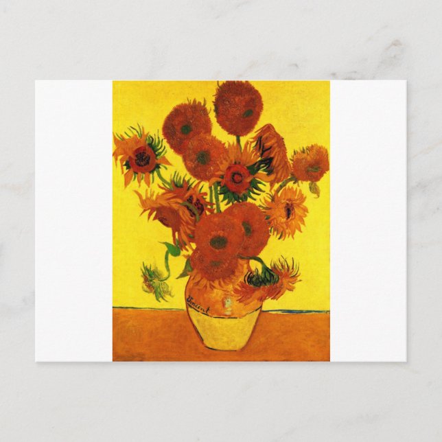 Carte Postale Van Gogh 15 Tournesols (Devant)
