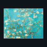 Carte Postale Van Gogh Almond Blossoms<br><div class="desc">"van gogh",  vincent,  "fleurs d'amandes",  fleurs,  célèbres,  peinture,  vintage,  art,  floral,  bleu</div>