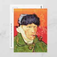Van Gogh - Autoportrait avec l'oreille bandée et p