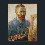 Carte Postale Van Gogh Autoportrait devant Easel<br><div class="desc">Self-Portrait in Front of the Easel by Vincent van Gogh est un post impressionnisme d'art vintage peinture de portrait de la vie quotidienne mettant en vedette l'artiste. Van Gogh a créé de nombreux autoportraits au cours de sa vie, il était un auto-portraitiste prolifique, qui s'est peint trente-sept fois entre 1886...</div>
