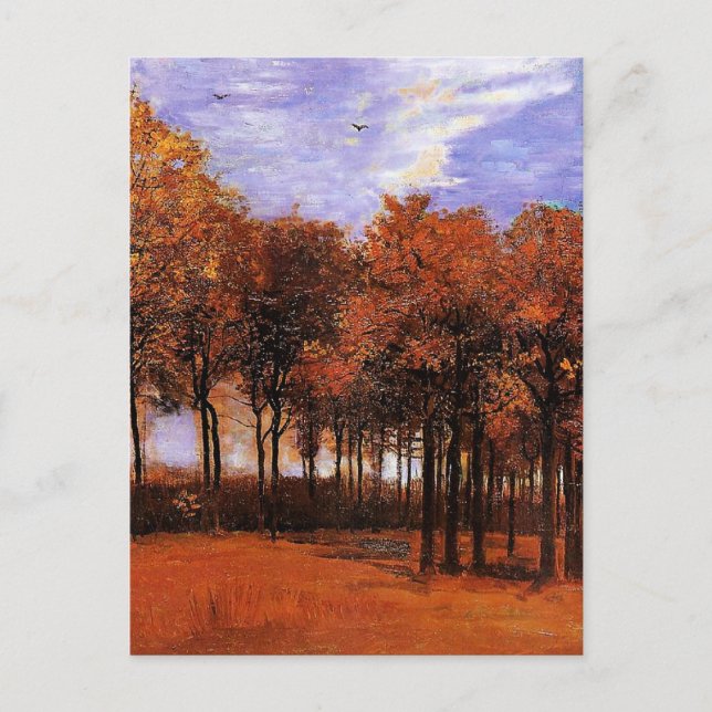 Carte Postale Van Gogh - Autumn Landscape, (Devant)
