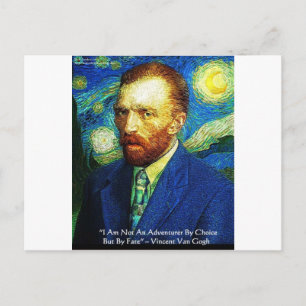 Carte Postale Van Gogh "Aventurier par Destin" Cadeaux T-Shirts