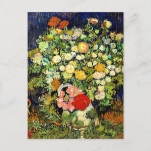 Carte Postale Van Gogh - Bouquet de fleurs dans un vase
