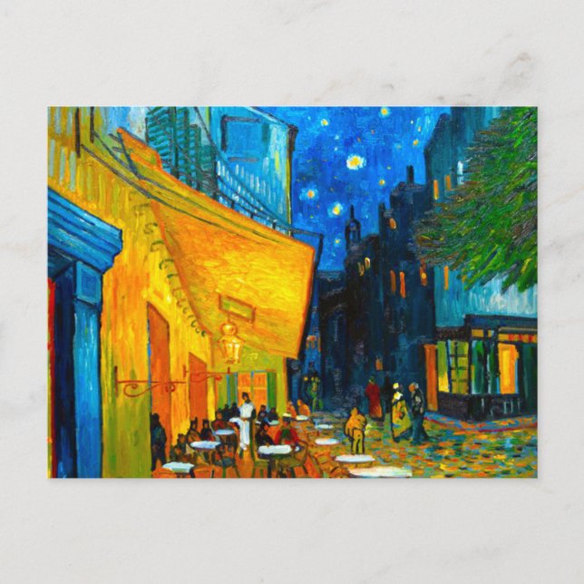 Carte Postale Van Gogh Café Terrace at Night (Devant)