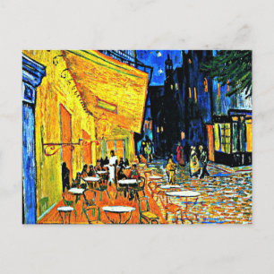 Carte Postale Van Gogh, Cafe Terrace, place-du-forum,