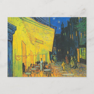 Carte Postale Van Gogh Café Terrasse Rue Française Scène