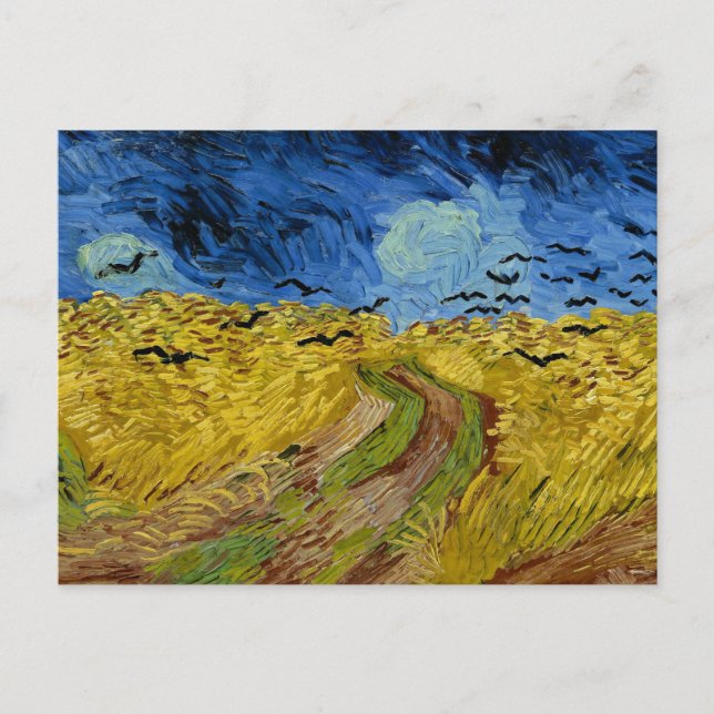Carte Postale Van Gogh - Champ de blé avec corbeaux (Devant)