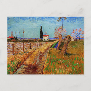 Carte Postale Van Gogh - Chemin à travers un champ