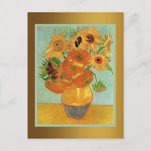 Carte Postale Van Gogh - Douze tournesols