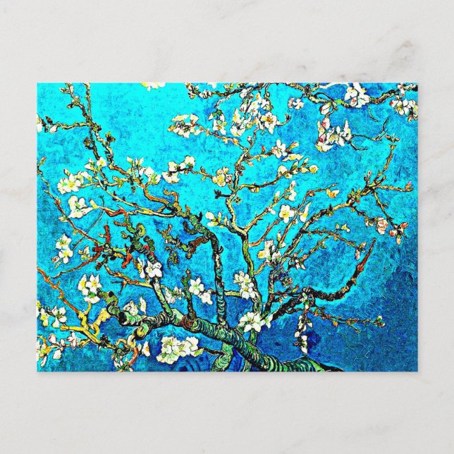 Carte Postale Van Gogh - Fleurs d'amandes (Devant)