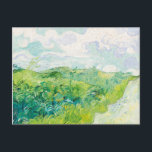 Carte Postale Van Gogh. Green Blé Fields Auvers. Impressionnisme<br><div class="desc">Carte postale Van Gogh "Green Wheat Fields,  Auvers".</div>