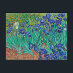 Carte Postale Van Gogh Irises. Impressionnisme vintage floral bl<br><div class="desc">Carte postale Van Gogh "Irises". L'art de l'impressionnisme floral bleu.</div>