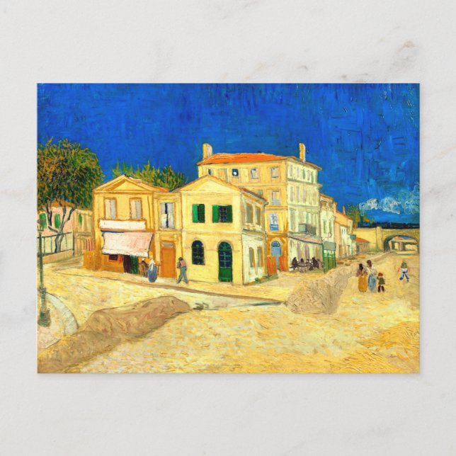 Carte Postale Van Gogh, La Maison Jaune,  (Devant)