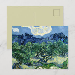 Carte Postale Van Gogh La peinture paysagère des oliviers