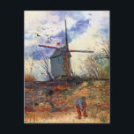 Carte Postale Van Gogh - Le Moulin De La Galette<br><div class="desc">Cette huile sur toile de 1886 montre le moulin du Moulin de la Galette à Montmartre, France. Les propriétaires du moulin à vent ont maximisé la vue sur une butte surplombant Paris, créant une terrasse d'observation et une salle de danse pour l'animation. Contrairement à des magasins similaires, Art Lover's Cafe...</div>