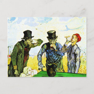 Carte Postale Van Gogh - Les Drinkers, célèbre peinture, 
