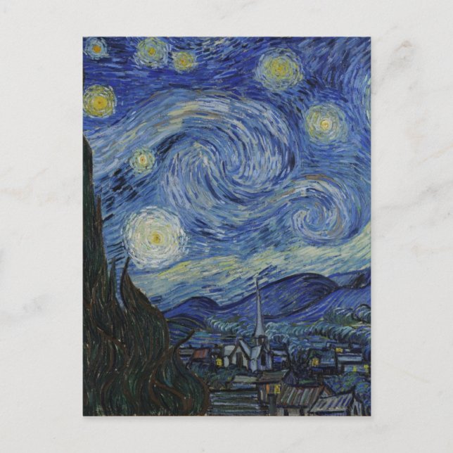 Carte Postale Van Gogh - Nuit étoilée (Devant)