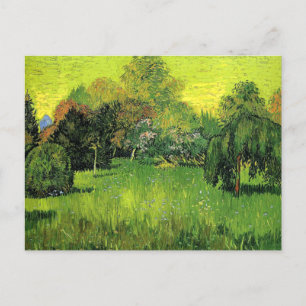 Carte Postale Van Gogh - Parc public avec Willow en pleurs