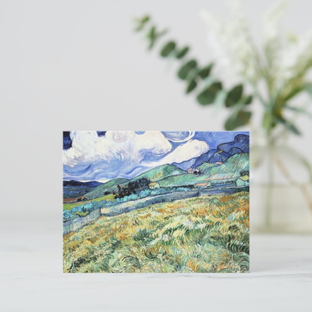 Carte Postale Van Gogh - Paysage de Saint-Rémy, (Debout devant)