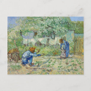 Carte Postale Van Gogh Peinture des premières étapes
