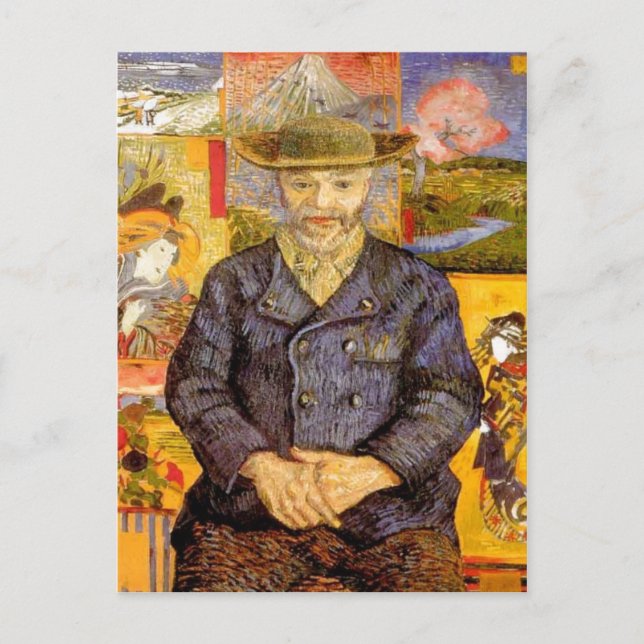 Carte Postale Van Gogh - Portrait de P? re Tanguy (Père Tanguy) (Devant)