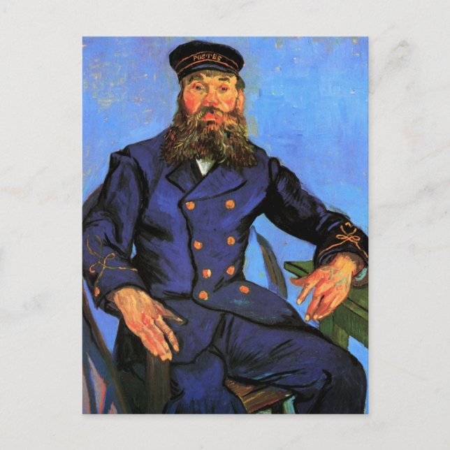 Carte Postale Van Gogh, Portrait du facteur Joseph Roulin (Devant)