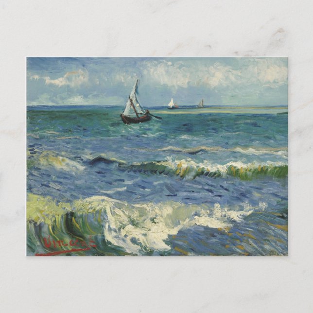 Carte postale Van Gogh Seascape (Devant)