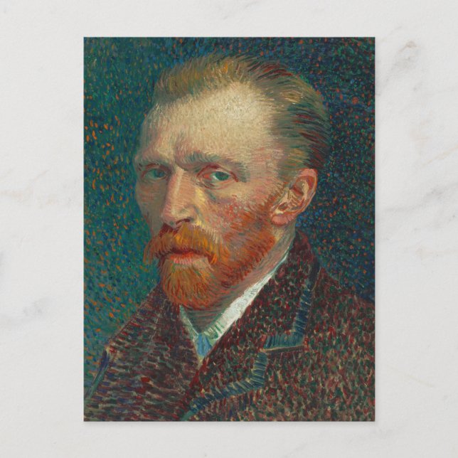 Carte Postale Van Gogh Self Portrait Art Peinture (Devant)