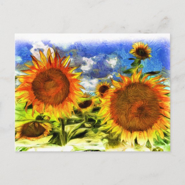 Carte Postale Van Gogh Sunflowers (Devant)