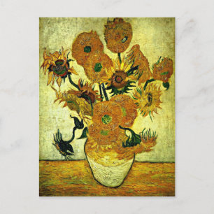 Carte Postale Van Gogh - Vase à vie morte avec 14 tournesols
