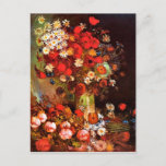 Carte Postale Van Gogh - Vase avec des pavots, des Cornfleurs, d<br><div class="desc">Peinture Van Gogh,  Vase with Poppies,  Cornflower,  Peonies et Chrysanthemums,  carte postale.</div>