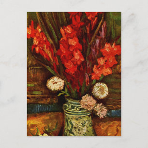 Carte Postale Van Gogh - Vase avec Red Gladiolas