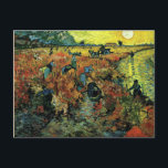 Carte Postale Van Gogh - Vignobles rouges à Arles<br><div class="desc">Vincent van Gogh 1888 peinture de paysage,  Red Vineyards à Arles,  carte postale.</div>