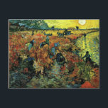 Carte Postale Van Gogh - Vignobles rouges à Arles<br><div class="desc">Vincent van Gogh 1888 peinture de paysage,  Red Vineyards à Arles,  carte postale.</div>