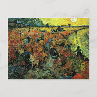 Carte Postale Van Gogh - Vignobles rouges à Arles