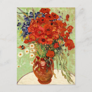 Carte Postale Van Gogh Vintage Floral Encore Vie Marguerite Popp
