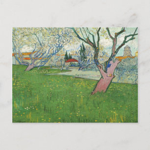 Carte Postale Van Gogh Vue d'Arles, Arbres en fleurs (F515)